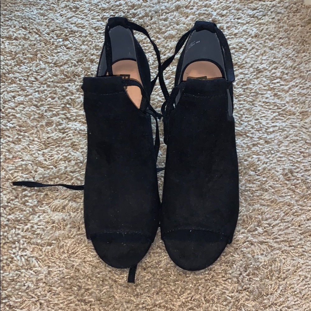 Suede bootie